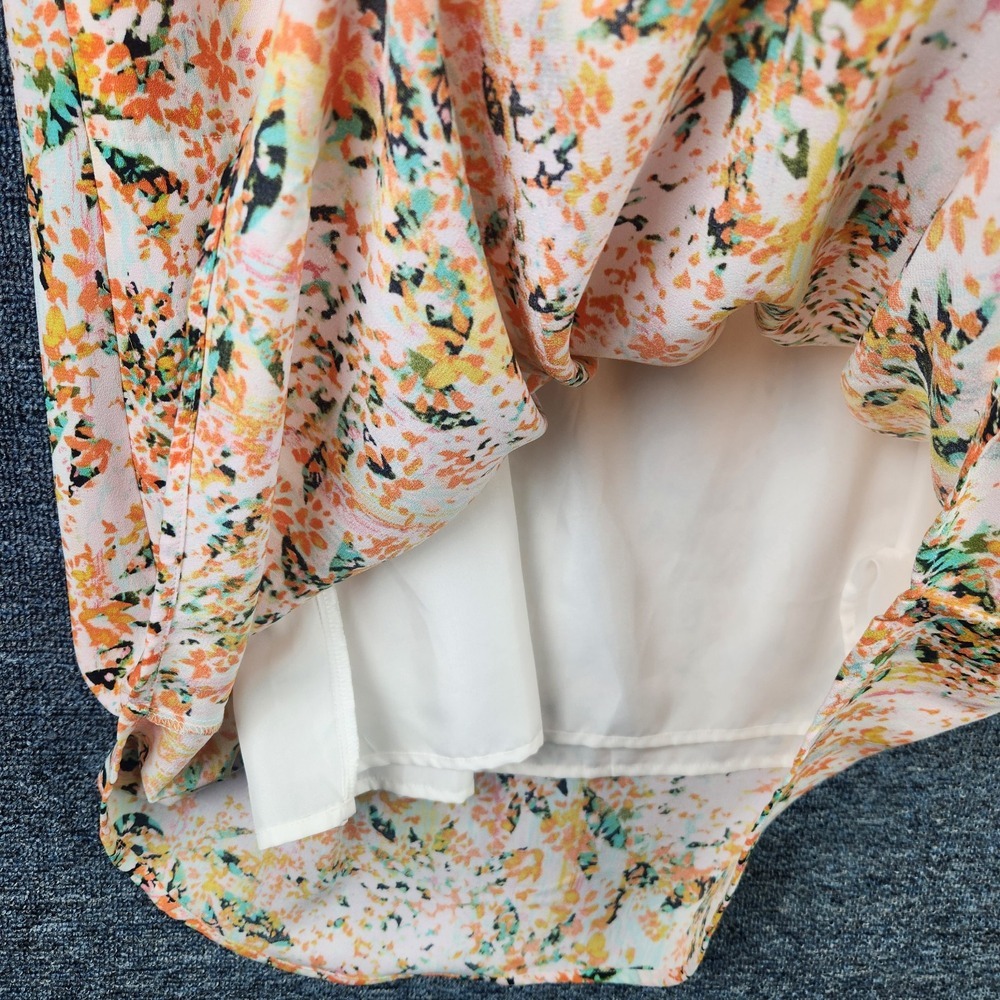 APT.9 Colorful Print‎ 1/4 Zip Pocket Sleeveless Dress L - Picture 6 of 9